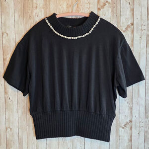 Women's On 12th Top Blouse Size M Black